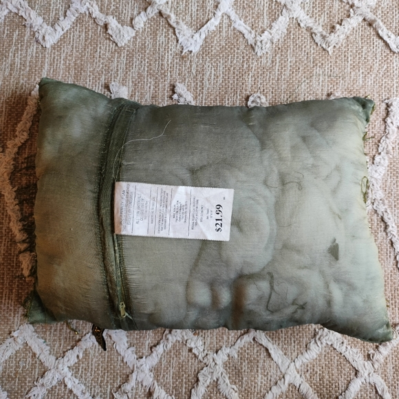 Embroidered Embellished Tasseled Cushion - Picture 7 of 13